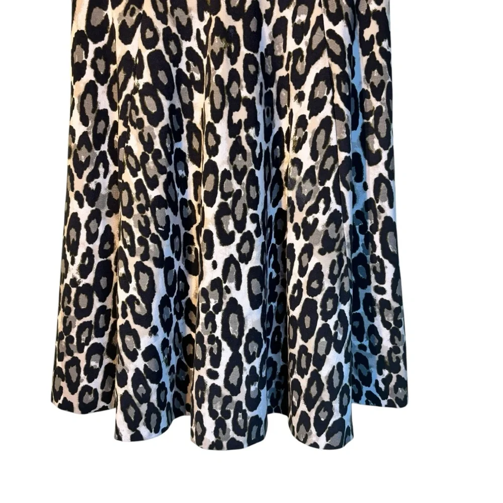 Kate Spade Autumn Leopard Print Skater Dress Size 0‎